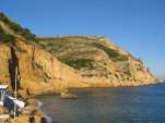 Secluded cove