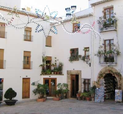Houses in central square